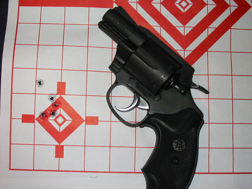 Rock Island Armory M206 Revolver .38 Special 2 Barrel 6 Rounds Fixed  Sights Wood Grips Black